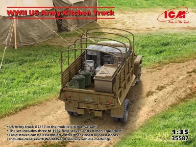 ICM 35587 US Army WWII Kitchen Truck 1/35