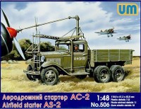 UniModel UMM-48506 Airfield starter truck AS-2 on Soviet GAZ AAA chassis 1/48