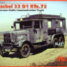 ICM 35467 Henschel 33 D1 Kfz.72 Radio Communication Truck 1/35