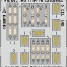 Eduard FE963 1/48 He 111H-16 seatbelts STEEL (ICM)