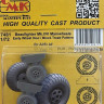 CMK 7481 Beaufighter Mk.I/VI Mainwheels early (AIRF) 1/72