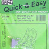 CMK Q72299 P-40E/K/M/N-1 seat w/ belts (SP.HOBBY) 1/72