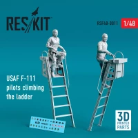 Reskit F48011 USAF F-111 pilots climbing the ladder (2 pcs) 1/48