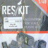 Reskit RS48-0057 MiG-25 wheels set (ICM,REV,KIN) 1/48