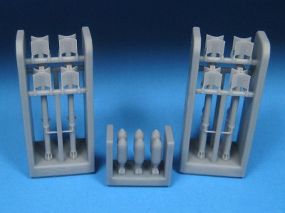 Barracuda Studios BCR48526 Hawker Sea Fury RP-3 Rockets and Rails 1/48