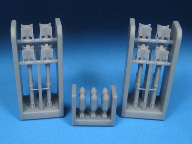 Barracuda Studios BCR48526 Hawker Sea Fury RP-3 Rockets and Rails 1/48
