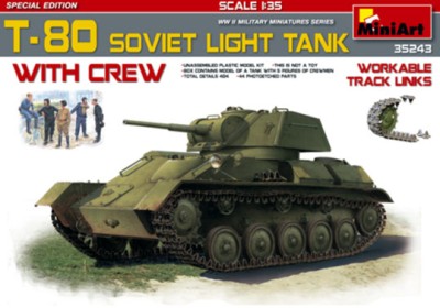Miniart 35243 Легкий танк Т-80 1/35