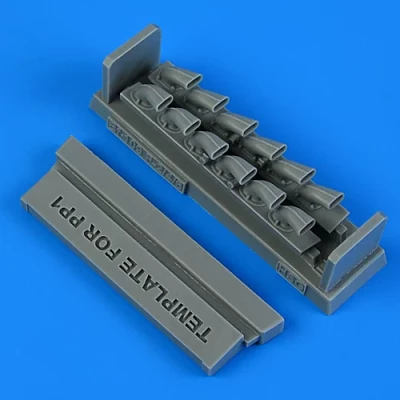 QuickBoost QB32297 Bf 109F-2/4/6 exhaust (HAS) 1/32