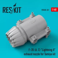 Reskit U48261 F-35 (A, C) 'Lightning II' exh.nozzle (TAM) 1/48