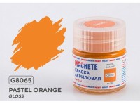 Machete G8065 Краска акриловая Pastel orange (Пастельный оранжевый, глянцевый) 10 мл.