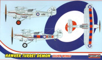 Kora Model 72180 Hawker Turret Demon (Silver Wings) 1/72