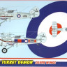 Kora Model 72180 Hawker Turret Demon (Silver Wings) 1/72