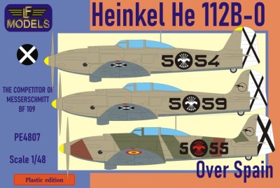 Lf Model P4807 Heinkel He 112B-0 Over Spain (3x camo) 1/48