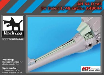 BlackDog BDOA48044 AH-64 D tail (ITALERI) 1/48