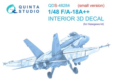 Quinta Studio QDS-48284 F/A-18A++ (Hasegawa) (Малая версия) 1/48