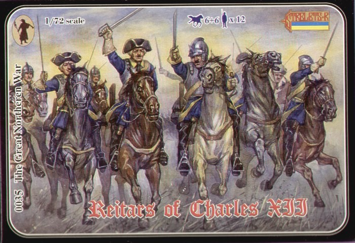 Strelets STR03572 Swedish Reitars of Charles XII 1/72