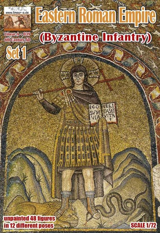 Linear-A LA039 Eastern Roman Empire 6Th Century. Byzantine Infantry Set 1 1/72