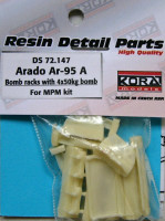 Kora Model DS72147 Ar-95A Bomb racks w/ 4x50kg bombs (MPM) 1/72