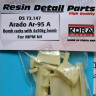 Kora Model DS72147 Ar-95A Bomb racks w/ 4x50kg bombs (MPM) 1/72