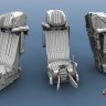 ЭВМ RS48042 Катапультное Кресло для Су-27(GWH) К-36ДМ-2 (подвесная система из ФТД) 1/48