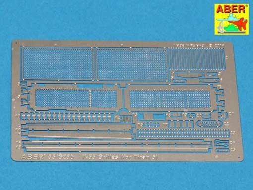 Aber 35G28 Grilles for Russian tank T-55 also Tiran 5