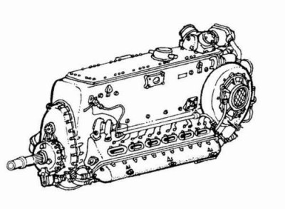 CMK 4059 DB 601A/ B - German engine for Bf-109E3/4 1/48
