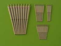 Master SM-350-057 Scharnhorst armament without blastbags - 28cm (9pcs), 15cm (12pcs), 10,5cm (14pcs) barrels