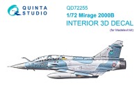 Quinta studio QD72255 Mirage 2000B (Modelsvit) 1/72