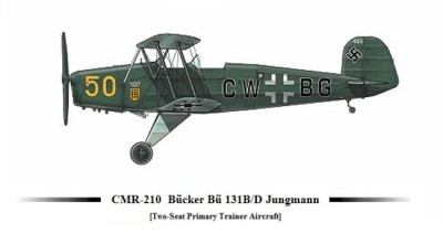 CZECHMASTER CMR-72210 1/72 Bucker Bu 131B/D Jungmann