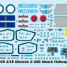 Trumpeter 05849 Z-10G китайский ударный вертолёт 1/48