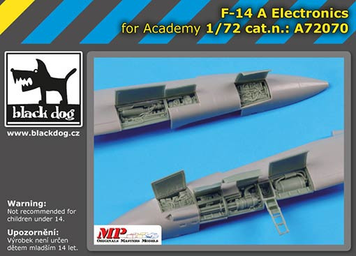 BlackDog A72070 F-14A electronics (ACAD) 1/72