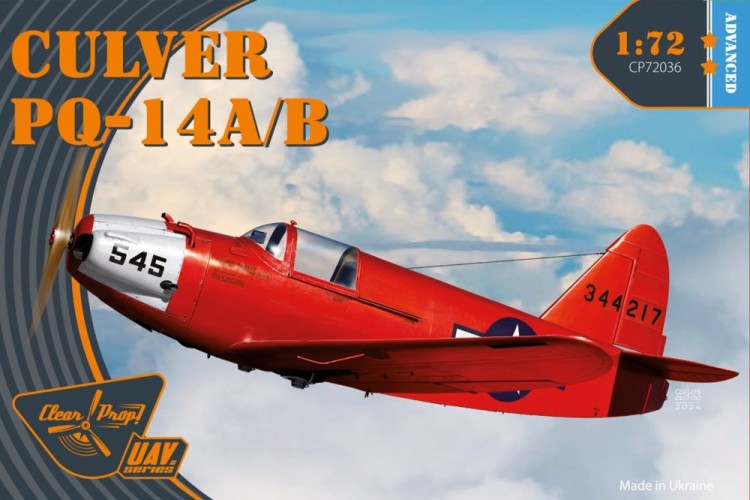 Clear Prop CPR72036 Culver PQ-14A/B Advanced kit (4x camo) 1/72