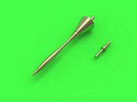 Master AM-72-058 Dassault Mirage F.1 - Pitot Tube &amp; Angle Of Attack probe