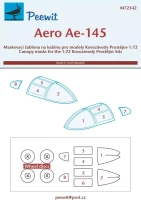 Peewit M72342 Canopy mask Aero Ae-145 (KP) 1/72
