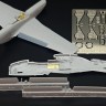 Brengun BRL144194 P-51D Mustang resin&PE set (PLATZ/EDU/BEGO) 1/144