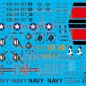 HAD DW48011 Decal F-14A VF-41 Black Aces (dry-water) 1/48