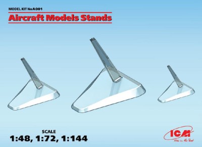 ICM A001 Подставки для моделей самолетов (М 1/48, 1/72, 1/144)