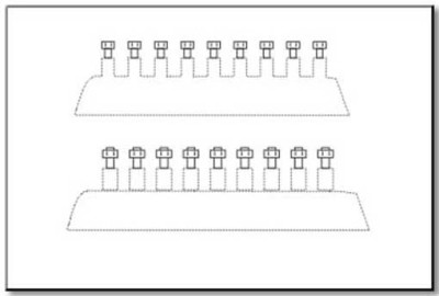 CMK 014 Bolt with hexagonal head 1,0 mm (44 pcs)