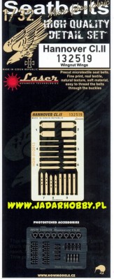 HGW 132519 Hannover C.II - Seatbelts 1/32