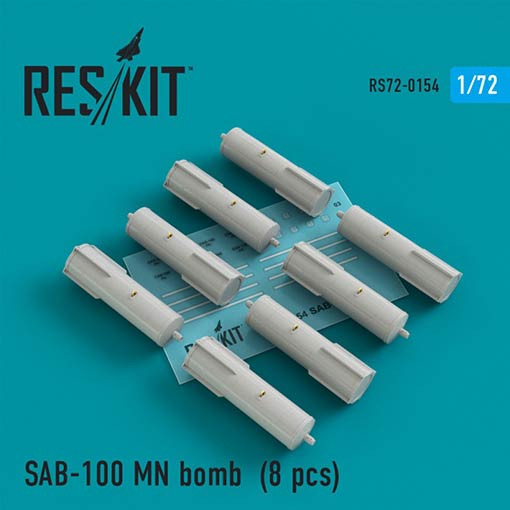 Reskit RS72-0154 SAB-100 MN bomb (8 pcs.) 1/72