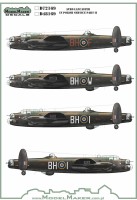 Model Maker Decals D72169 Avro Lancaster in Polish service part II 1/72