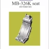 Lf Model 3D4823 MB-326K seat (ITAL) 3D-Printed 1/48