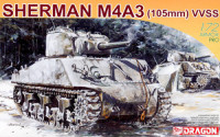 Dragon 7274 Sherman M4A3 (105mm) VVSS 1/72