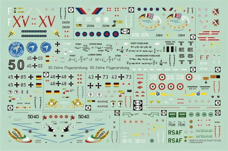 4+ Publications MKD-144011 Publ. Panavia Tornado C&M (with 1/144 decals)