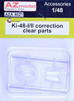 Az Model A4021 1/48 Ki-48-I/II correction clear parts 1/48