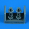 Quickboost QB32334 German Luftwaffe WWII pedals - early 1/32