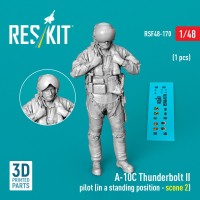 Reskit F48170 A-10C Thunderbolt II pilot in stand.p.(1 pc.) 1/48