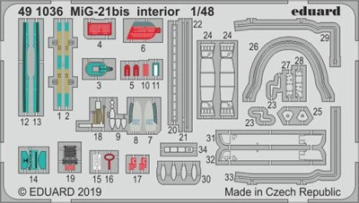 Eduard 491036 SET MiG-21bis interior (EDU)