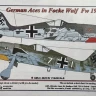 AML AMLC144025 Decals German Aces in Fw 190A's - Part II 1/144