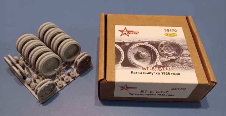 A-resin 35170 БТ-5/7: катки выпуска с 1936 г. 1/35